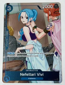 Nefeltari Vivi EB02-026 EB03 Alt Art Heroines Dash Pack One Piece TCG English - Image 1