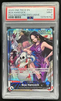 2024 One Piece PSA Magazine Exclusive Boa Hancock Promo #OP07-038 9 - Image 1