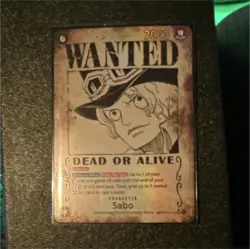 Namco Sabo OP13-120 Carrying on His Will One Piece CCG 7000 Power Card - Image 1
