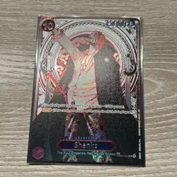 One Piece Card Shanks SP Silver Foil OP09-004 Carrying On His Will English - Image 1