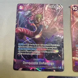 One Piece TCG Donquixote Doflamingo/Rosinante Alt Art Lot Op10 Op14 3 Cards 🔥🔥 - Image 2