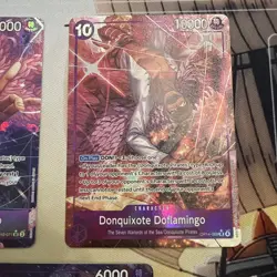 One Piece TCG Donquixote Doflamingo/Rosinante Alt Art Lot Op10 Op14 3 Cards 🔥🔥 - Image 3