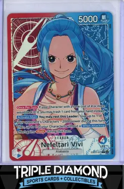 One Piece Extra Booster Heroines EB03-001 Nefeltari Vivi Leader Alt Art N527 - Image 1