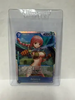 Royal Blood One Piece CCG Rebecca #OP10-058 Super Rare - Image 1