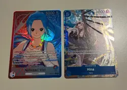 Nefeltari Vivi EB03-001 & Hina EB03-025 Alt Art Extra Booster One Piece Heroines - Image 1