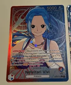 Nefeltari Vivi EB03-001 & Hina EB03-025 Alt Art Extra Booster One Piece Heroines - Image 2