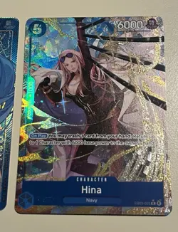 Nefeltari Vivi EB03-001 & Hina EB03-025 Alt Art Extra Booster One Piece Heroines - Image 3