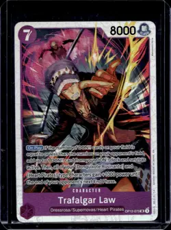 2025 One Piece Legacy of the Master Trafalgar Law Super Rare #OP12-073 - Image 1