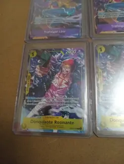 one piece promo card lot P-093 Op12-108 Clean. Trafalgar Law Donquixote - Image 3