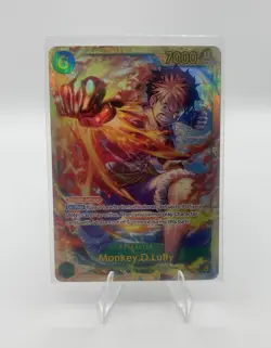 One Piece TCG Monkey.D.Luffy SEC OP13 NM - Image 1