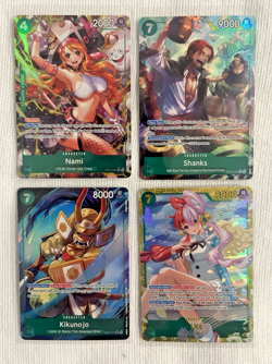 One Piece Card Game 🏴‍☠OP14-031 Nami SR NM Alt Art Foil ENGLISH-GREEN LOT 21x - Image 1