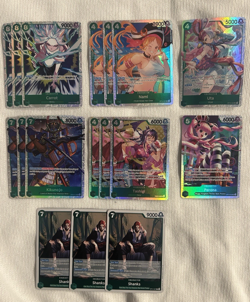 One Piece Card Game 🏴‍☠OP14-031 Nami SR NM Alt Art Foil ENGLISH-GREEN LOT 21x - Image 3