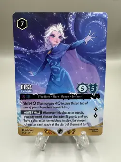 Disney Lorcana Elsa - Ice Maker non-foil Promo DLC Challenge 6/C2 EN 7 - Image 1