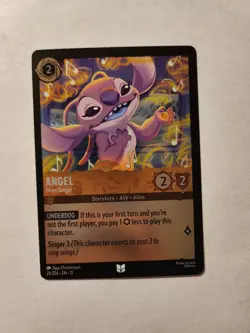 Disney Lorcana Winterspell Angel - Siren Singer Cold Foil 25/204 NM - Image 1