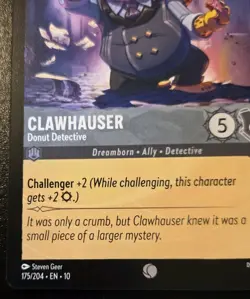 Clawhauser - Donut Detective 175/204 Common Whispers In The Well Disney Lorcana - Image 4