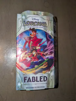 Lorcana Fabled Starter Deck Ruby and Emerald - Image 1