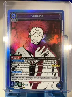Union Arena Jujutsu Kaisen - Sukuna SR (Starter Deck) UE03ST/JJK-1-105 Foil - Image 1