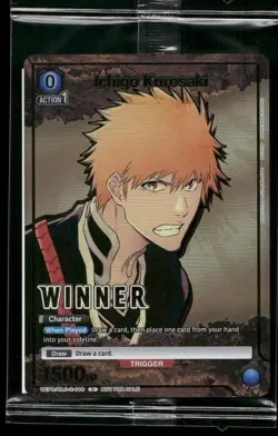 Union Arena TCG Ichigo Kurosaki UEPR/BLC-2-016 Winner Promo Sealed Bleach TYBW - Image 1