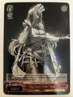 Weiss Schwarz NIKKE "Da Capo Aria" Aria English NIK/S117-E068S SR NM - Image 1