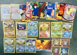 Vintage Pokemon Lot 20 Cards Base Set Fossil & Non-TCG & 4 Flipz Cards - Image 1