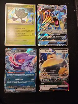 Pokemon GX & ex Lot Gyarados Snorlax Gengar Ogerpon Ultra Rare Holo Cards - Image 1