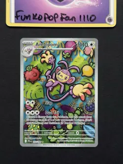 Ambipom 107/094 ME02: Phantasmal Flames Illustration Rare Holo Pokemon Card - Image 1