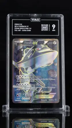 TAG 9 - Steelix EX - 2016 - XY Steam Siege #108/114 - Full Art - Ultra Rare Card - Image 1