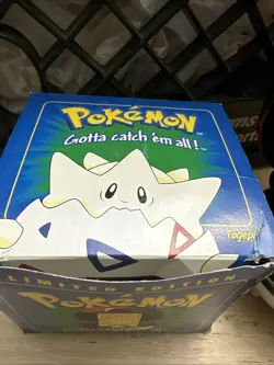 Pokemon Togepi Burger King 23k Gold Plated Trading Card Blue Box 1999 - Image 2