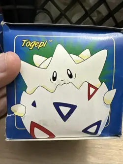 Pokemon Togepi Burger King 23k Gold Plated Trading Card Blue Box 1999 - Image 5