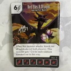 Single Card- Dice masters Yu-Gi-Oh -Red eyes B dragon inferno fire blast - Image 1