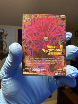 Dragon Ball Super | Fin Coercion Incarnate | JUDGE CARD | BT15-128 SR Holo | NM - Image 1