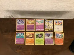 Lot of (10) 2022 Character Pokemon Cards Mixed - Image 1