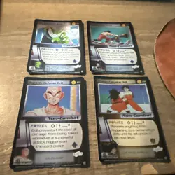 LIMITED FOIL 6 CARD LOT GOKU'S LUCKY BREAK + SAIYAN SAGA DRAGON BALL Z CCG SCORE - Image 1