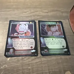 LIMITED FOIL 6 CARD LOT GOKU'S LUCKY BREAK + SAIYAN SAGA DRAGON BALL Z CCG SCORE - Image 3