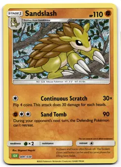 Sandslash Classic Collection Trading Card Game Classic 009/034 NM Pokemon - Image 1