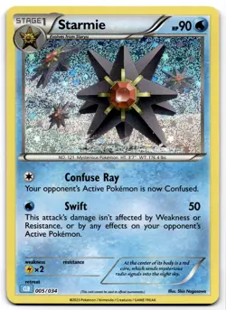 Starmie Classic Collection Trading Card Game Classic 005/034 NM Pokemon - Image 1