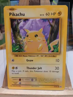 Pikachu 35/108 Non Holo Pokemon Card NM/LP 2016 - Image 1