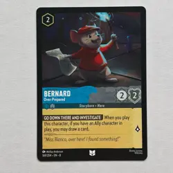 Bernard 169/204 Disney Lorcana Reign of Jafar Regular Uncommon Card NM - Image 1