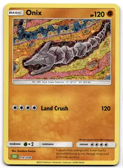 Onix Classic Collection Trading Card Game Classic 010/034 NM Pokemon - Image 1