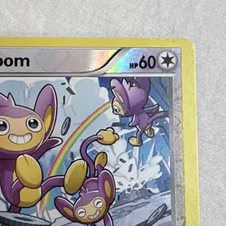 Pokemon Aipom 90/114 NM Common Reverse Holo Card XY Steam Siege - Image 3