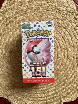 Pokemon Card Scarlet&Violet 151 Booster Box sv2a Sealed Korean ver. (US seller) - Image 1