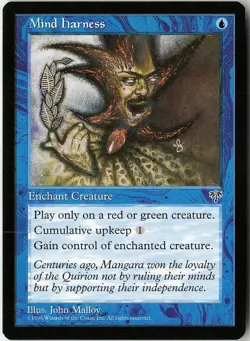 Mind Harness Uncommon Mirage NM/LP MTG - Image 1