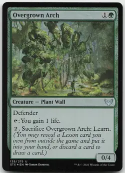 Overgrown Arch FOIL Uncommon Strixhaven: School of Mages LP MTG - Image 1