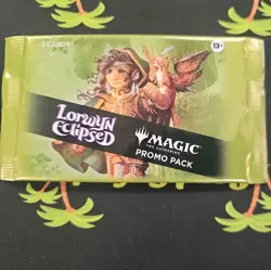 2026 Magic the Gathering MTG LORWYN ECLIPSED (1) Promo PacK Solid Green Top - Image 1