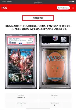 2025 MTG FCA ENGLISH Foil “IMPERIAL CITY /ARCHADES 🔥Psa 10 Gem - Image 3