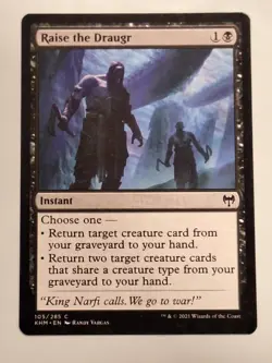 Raise the Draugr - Kaldheim - Magic the Gathering MTG Nice! - Image 1