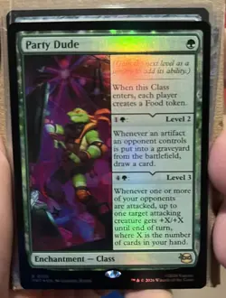 Party Dude (Foil) - MTG TMT Ninja Turtles - NM - In Hand - Image 1