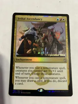 Jeskai Ascendancy Foil Pre-Release Promo Khans of Tarkir KTK NM Magic MTG - Image 1