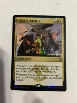 Jeskai Ascendancy Foil Pre-Release Promo Khans of Tarkir KTK NM Magic MTG - Image 2