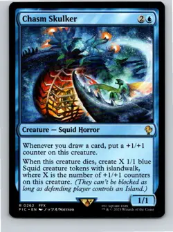 Magic the Gathering Chasm Skulker Final Fantasy Commander MTG Free Shipping! - Image 1